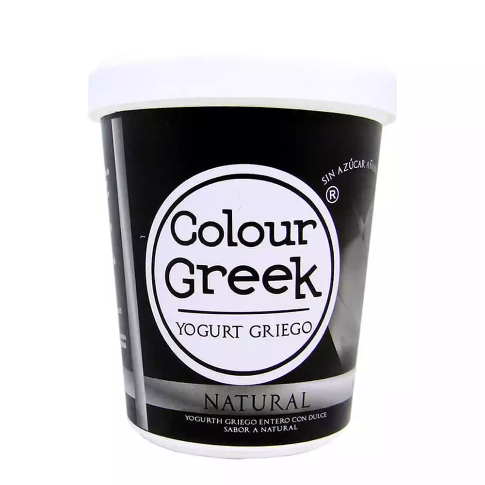 yogurt griego entero colour greek natural 500g