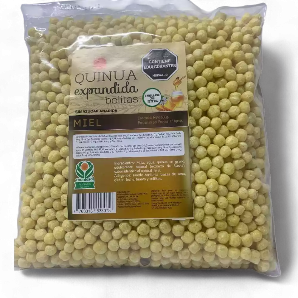 quinua expandida  montesol vainilla 500g
