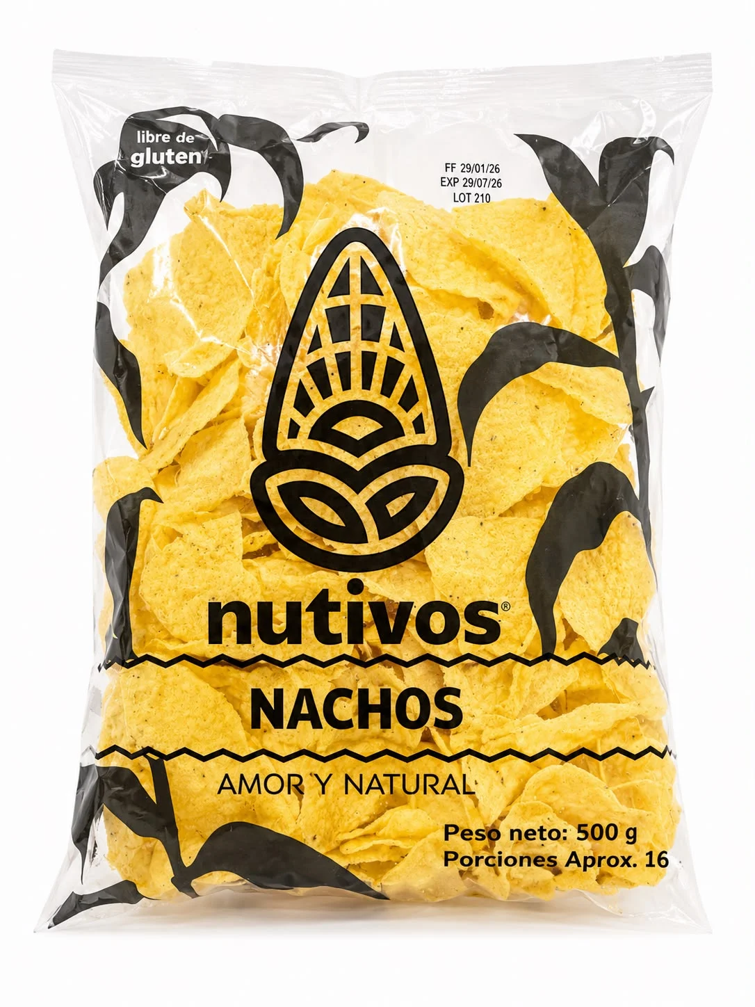 Nachos nutivos 1000g