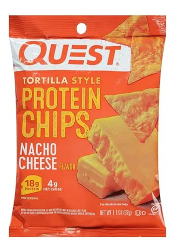 chips de proteina quest nacho cheese 32g