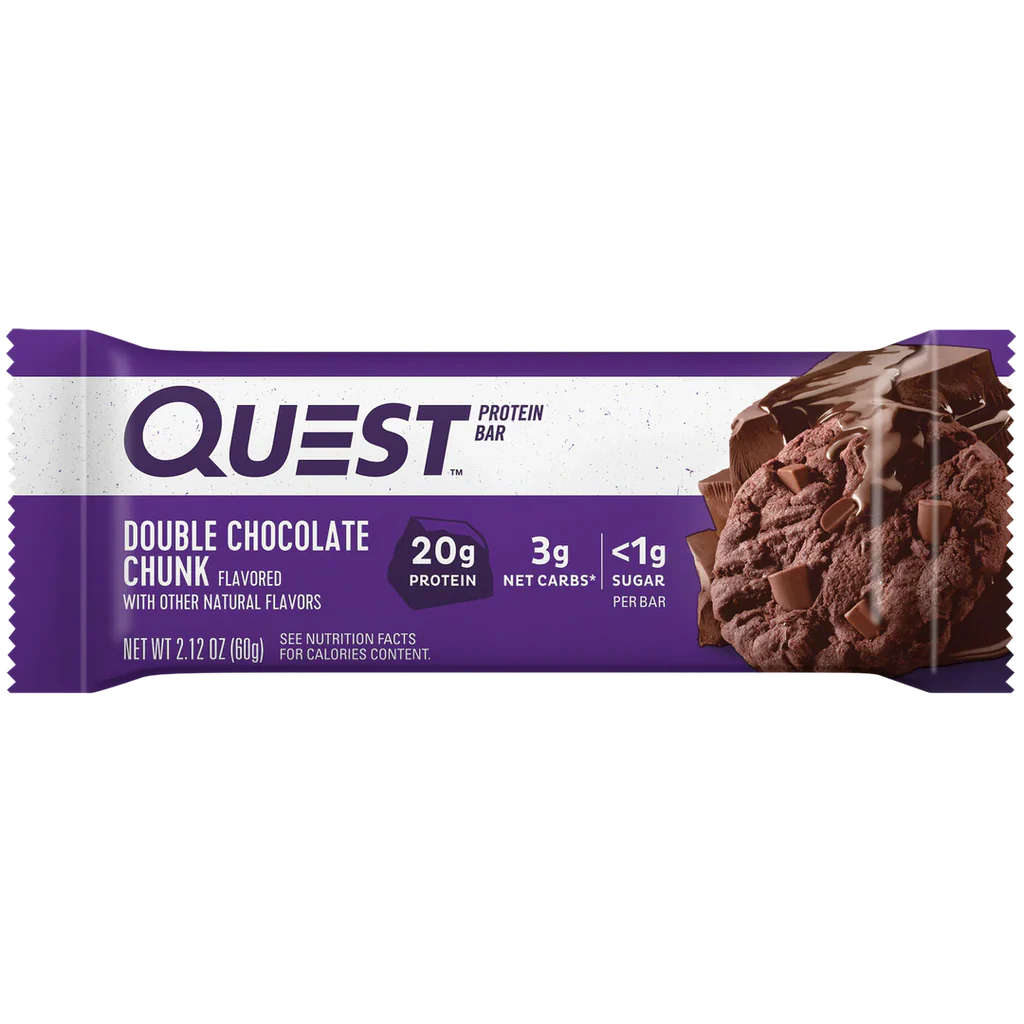 barra de proteina quest double chocolate 60g