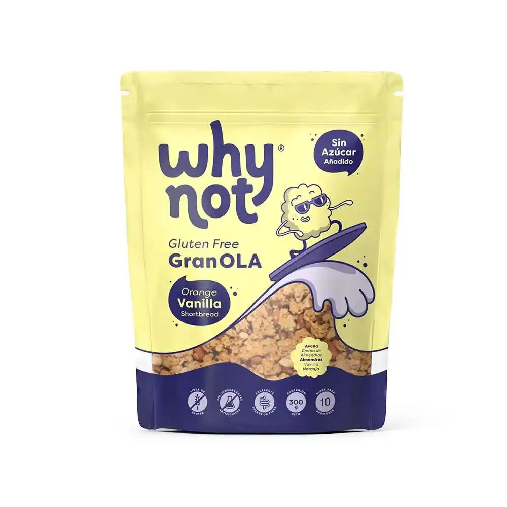 Granola orange vainilla why not 300g