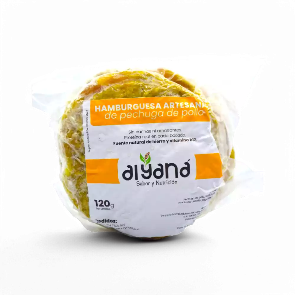 hamburguesa de pollo aiyana 4u