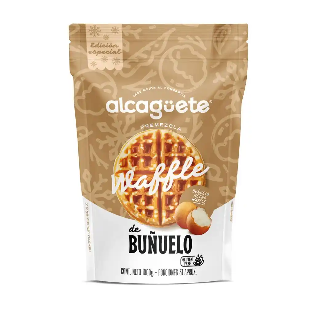premezcla waffles buñuelo alcaguete 1000g
