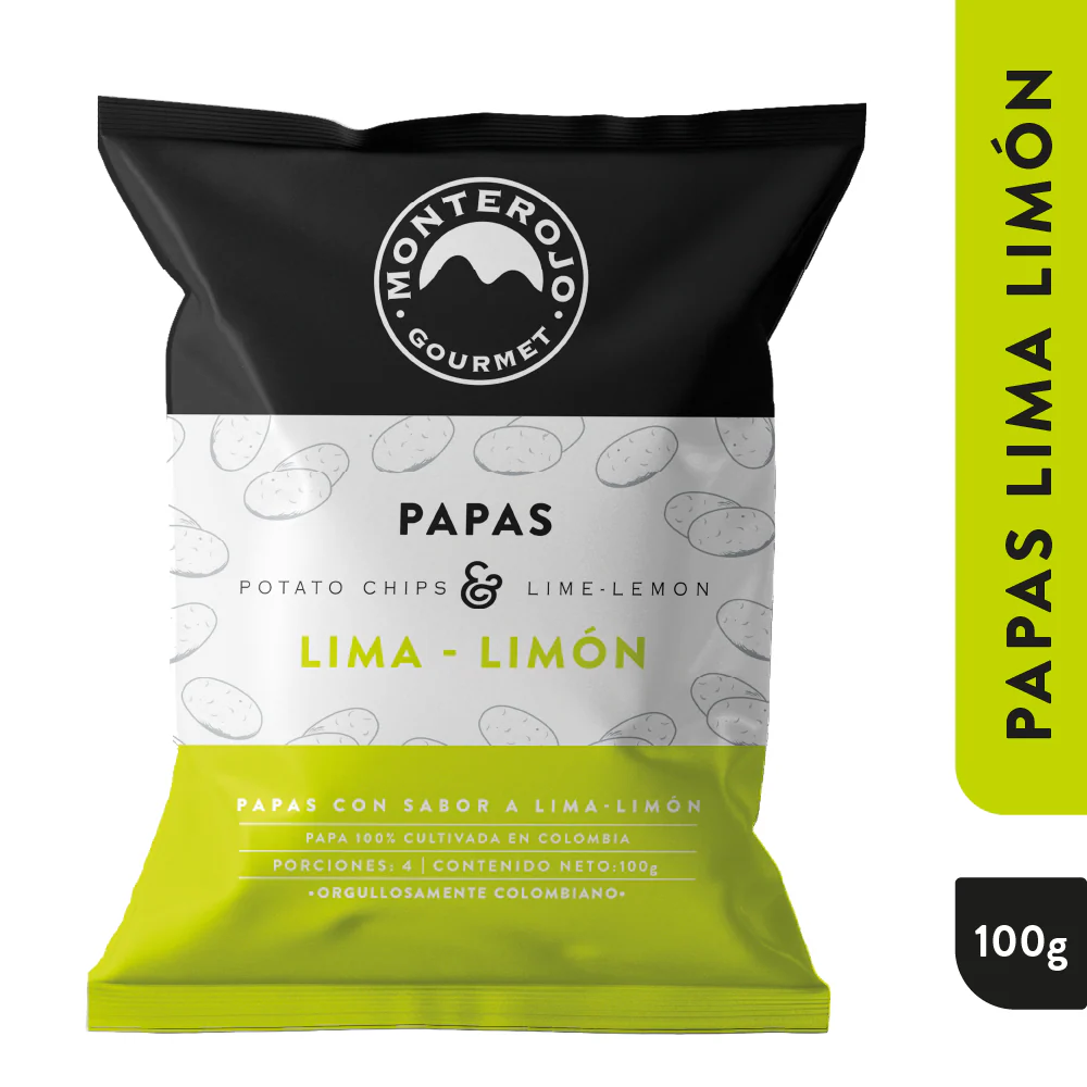 papas monterojo lima limon 100g