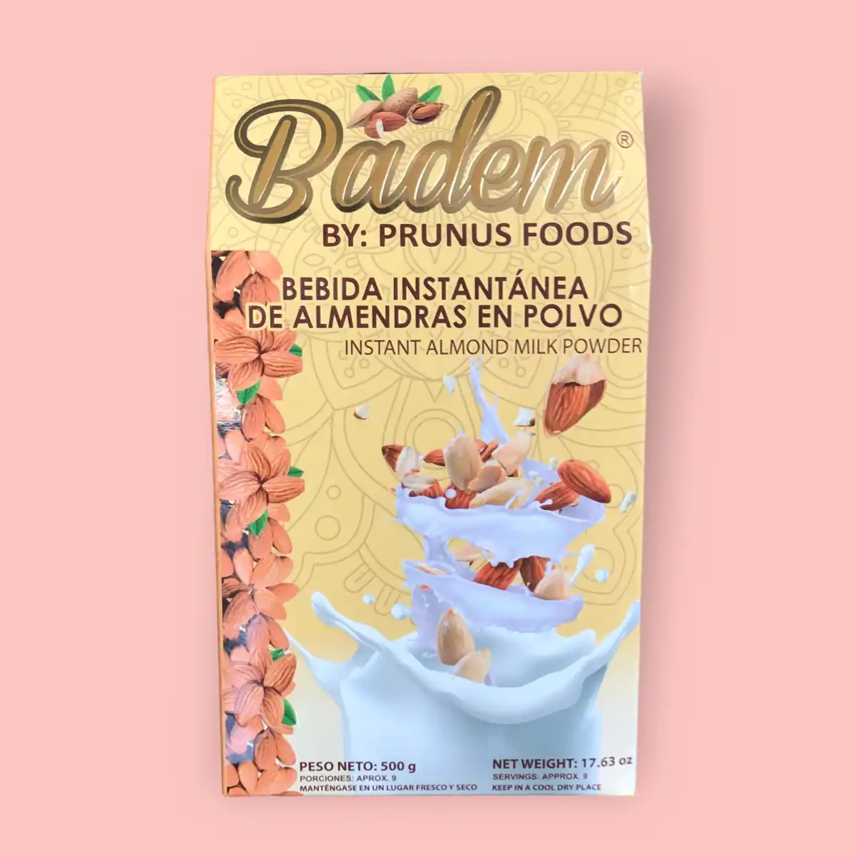 Bebida instantanea de almendras en polvo Badem 600g