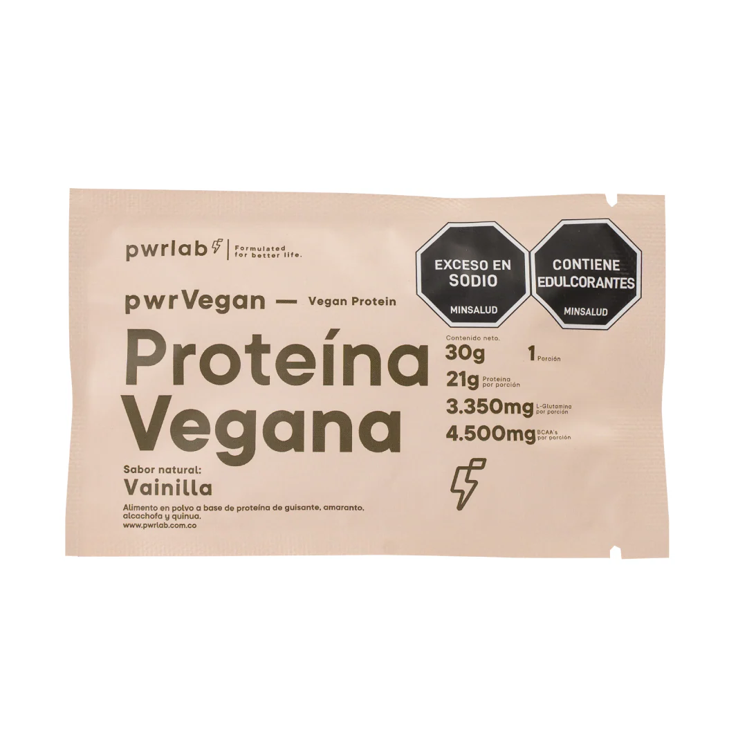 Monodosis vegana pwrlab 34g