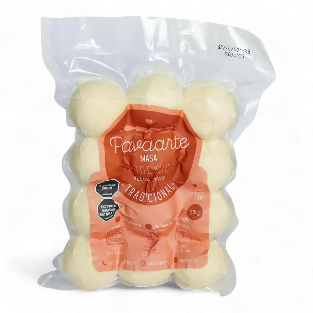 masa de pandeyuca pavaarte tradicional 500g