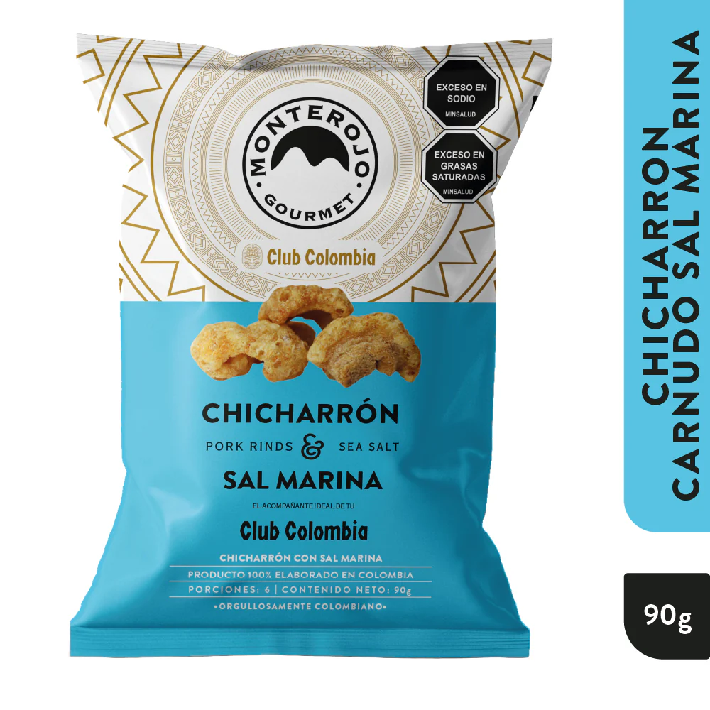 chicharron carnudo monterojo sal marina 90g
