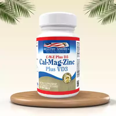 cal-mag-zinc plus vita d3 healthy america 90u