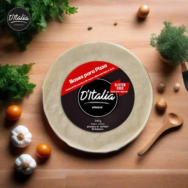 base para pizza sin gluten ditalia 270g