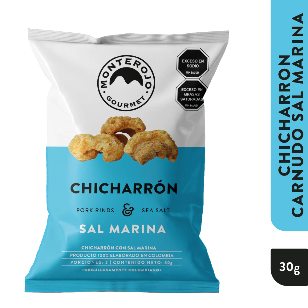 chicharron carnudo monterojo sal marina 30g