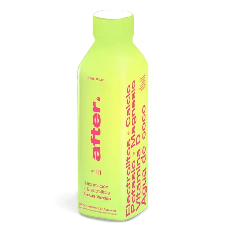 Bebida hidratante frutos verdes AFTER 500ml