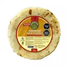 arepa de yuca con queso maria pilera 4u
