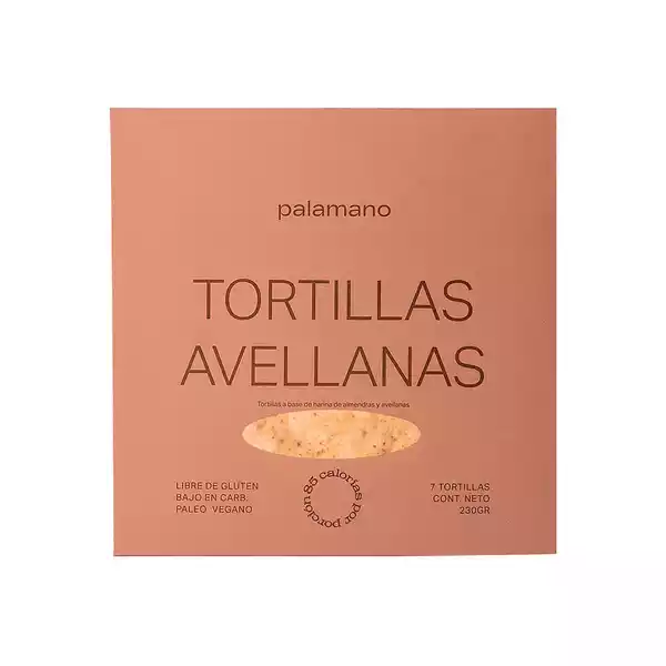 tortillas de avellanas palamano 175g