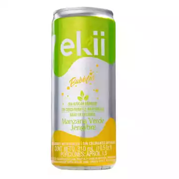 soda ekii manzana verde jengibre 310ml