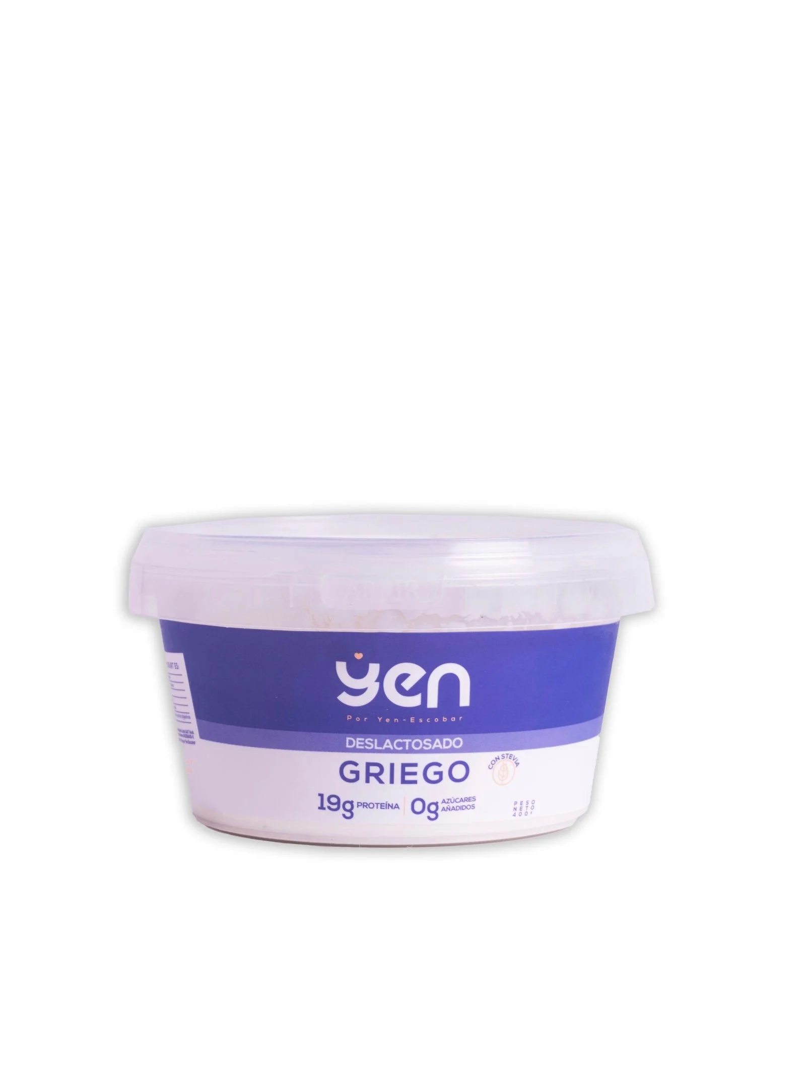 yogurt griego deslactosado Vainilla YEN- 400g