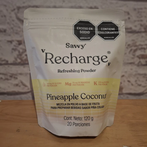 Recharge pineapple coconut  savvy 120g