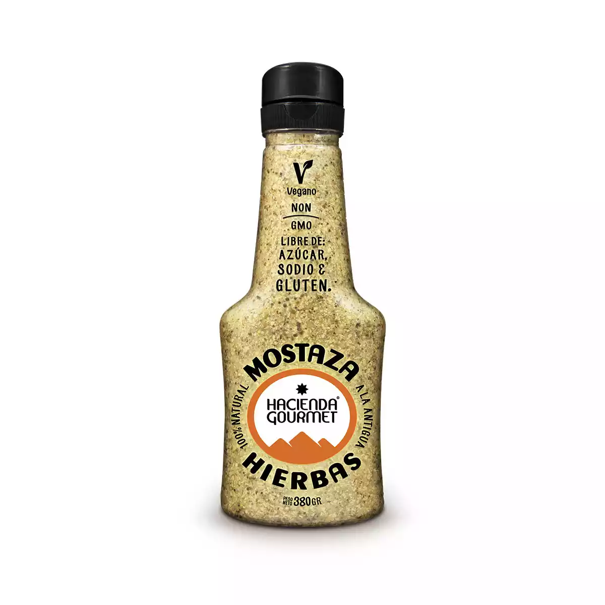 mostaza hierbas hacienda gourmet 380g