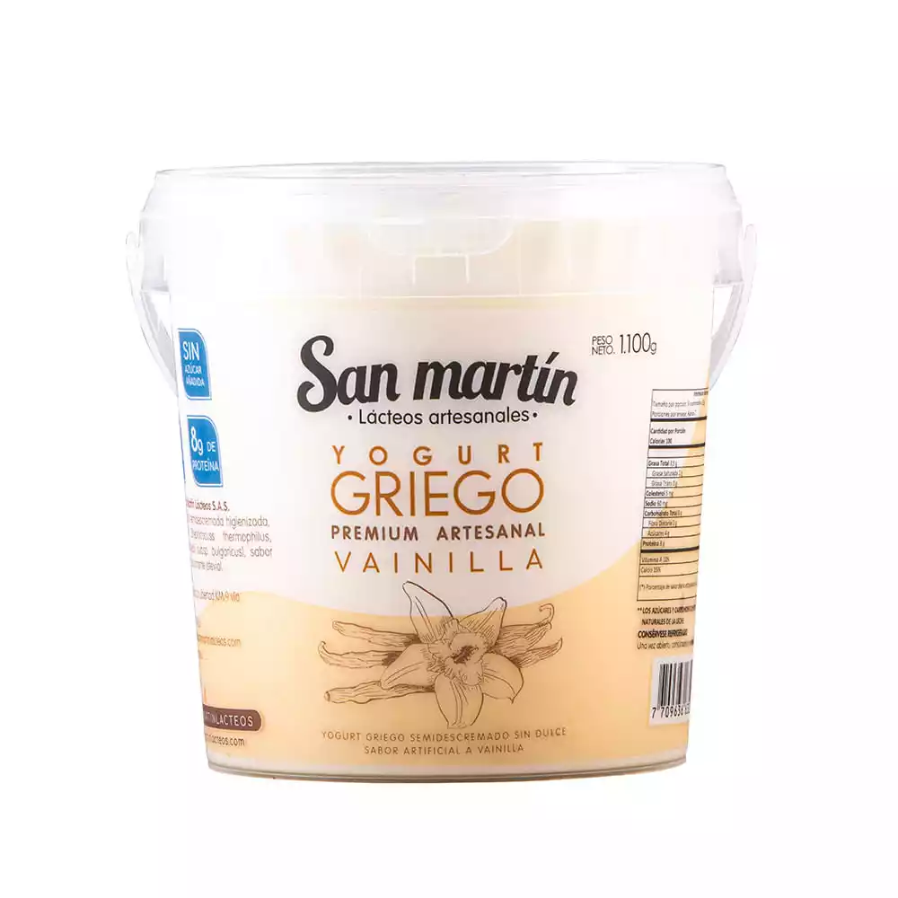 yogurt griego san martin vainilla 1100g