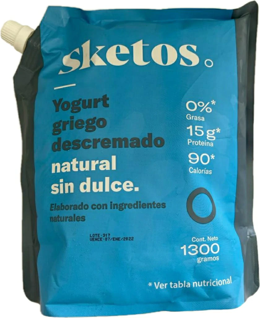 yogurt griego sketos natural 1300g