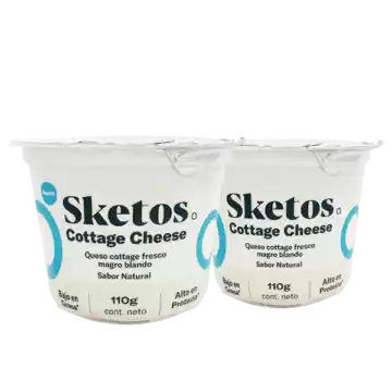 cottage cheese sketos natural por 2u