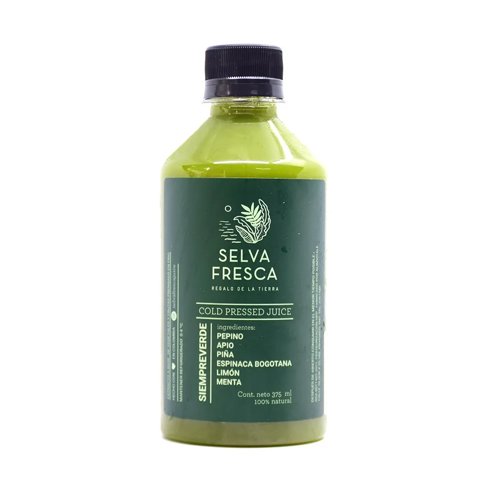 zumo siempre verde selva fresca 375ml