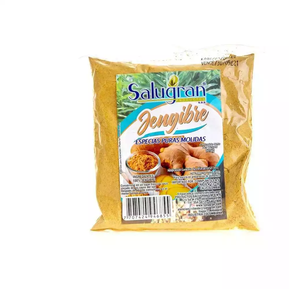 jengibre molido salugran 125g