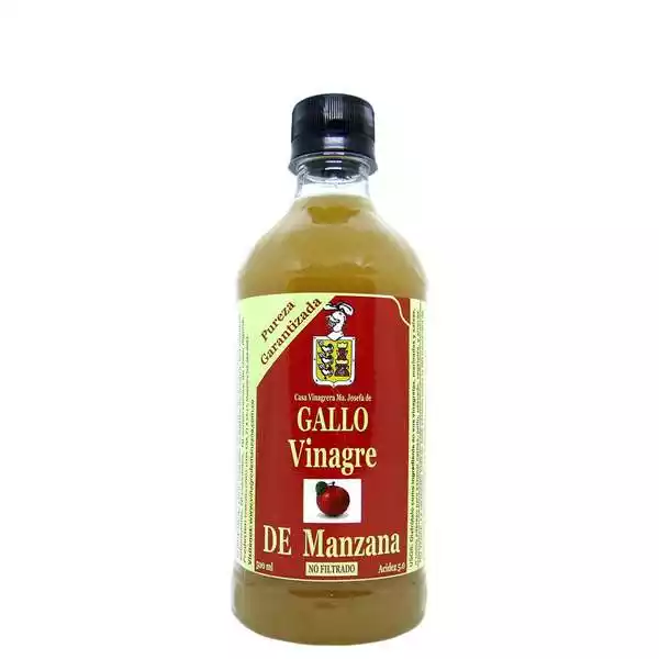 vinagre de manzana con la madre gallo 500ml