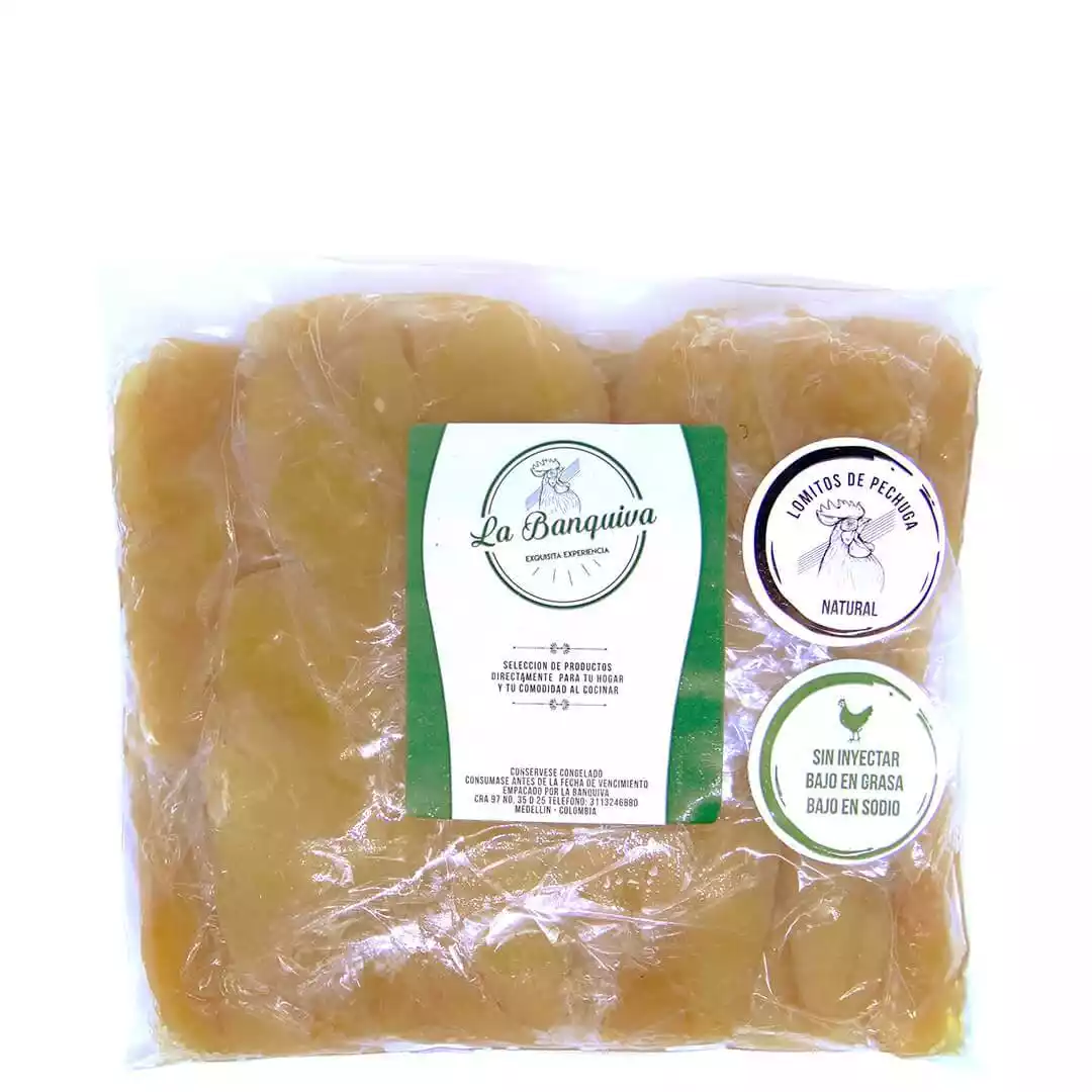 lomitos de pechuga banquiva naturales 1000g