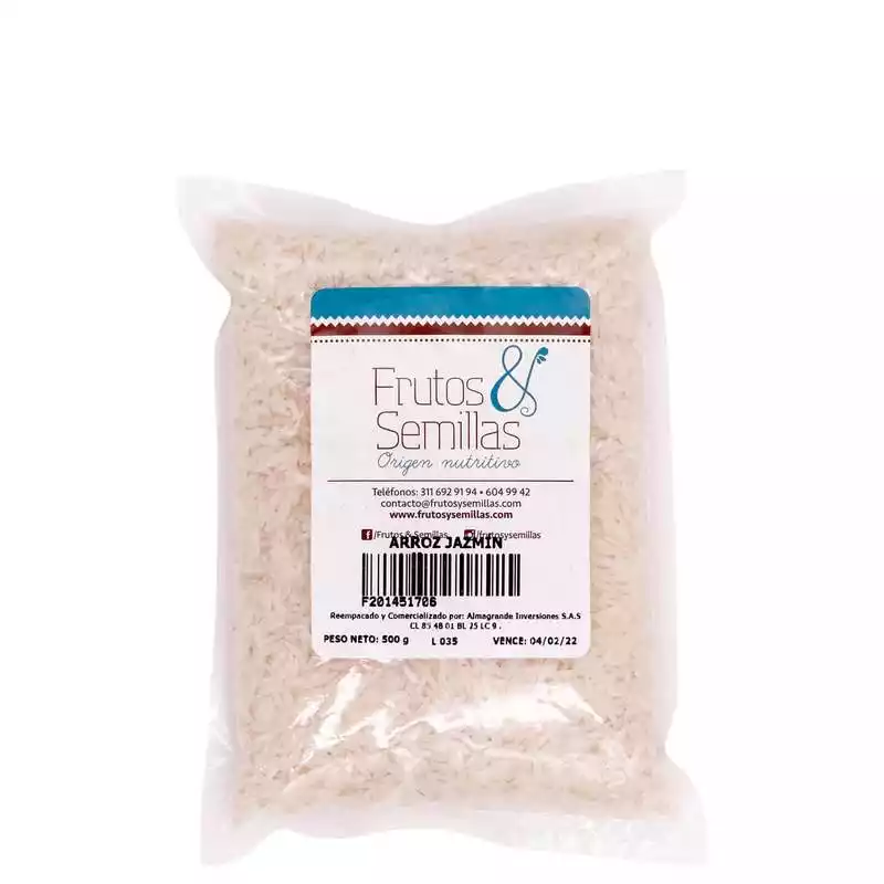 arroz jazmin frutos y semillas 500g