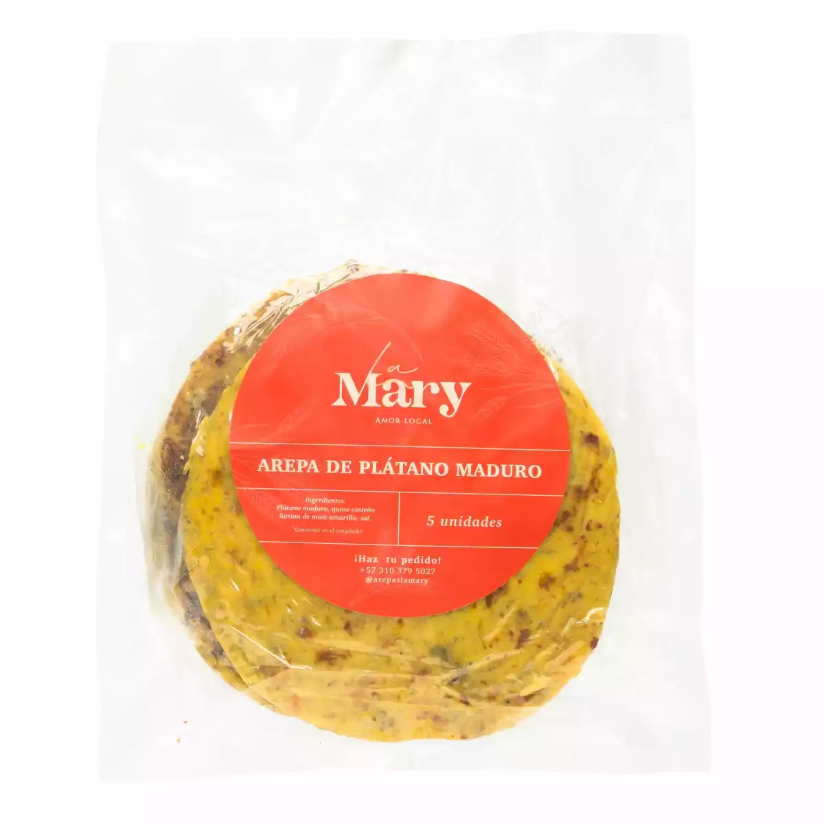 arepa de platano maduro la mary 5u