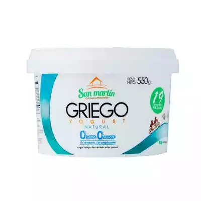 yogurt griego san martin natural 550g