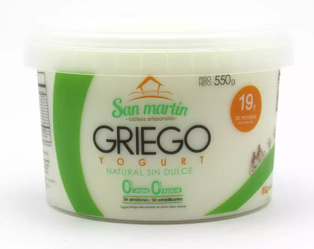 yogurt griego san martin sin dulce 550g
