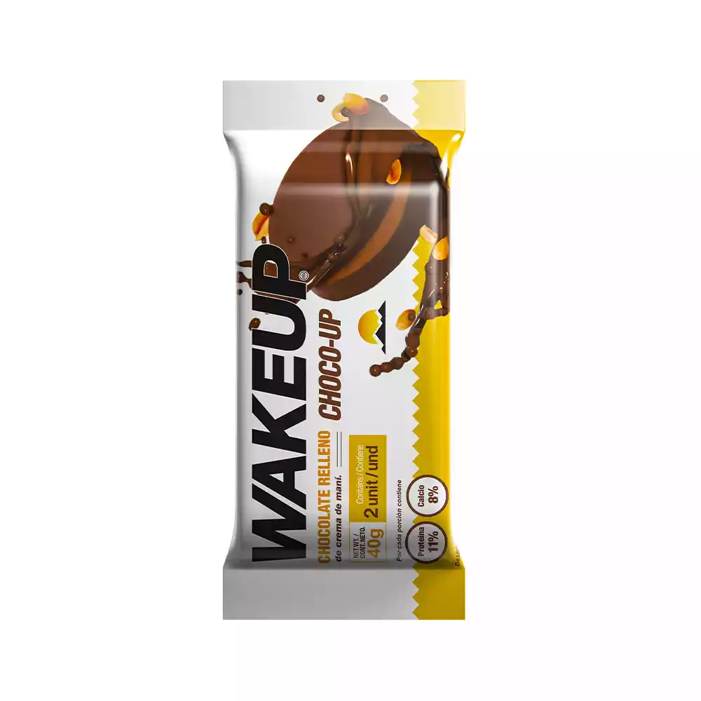 Chocolate relleno choco up wakeup natural 40g
