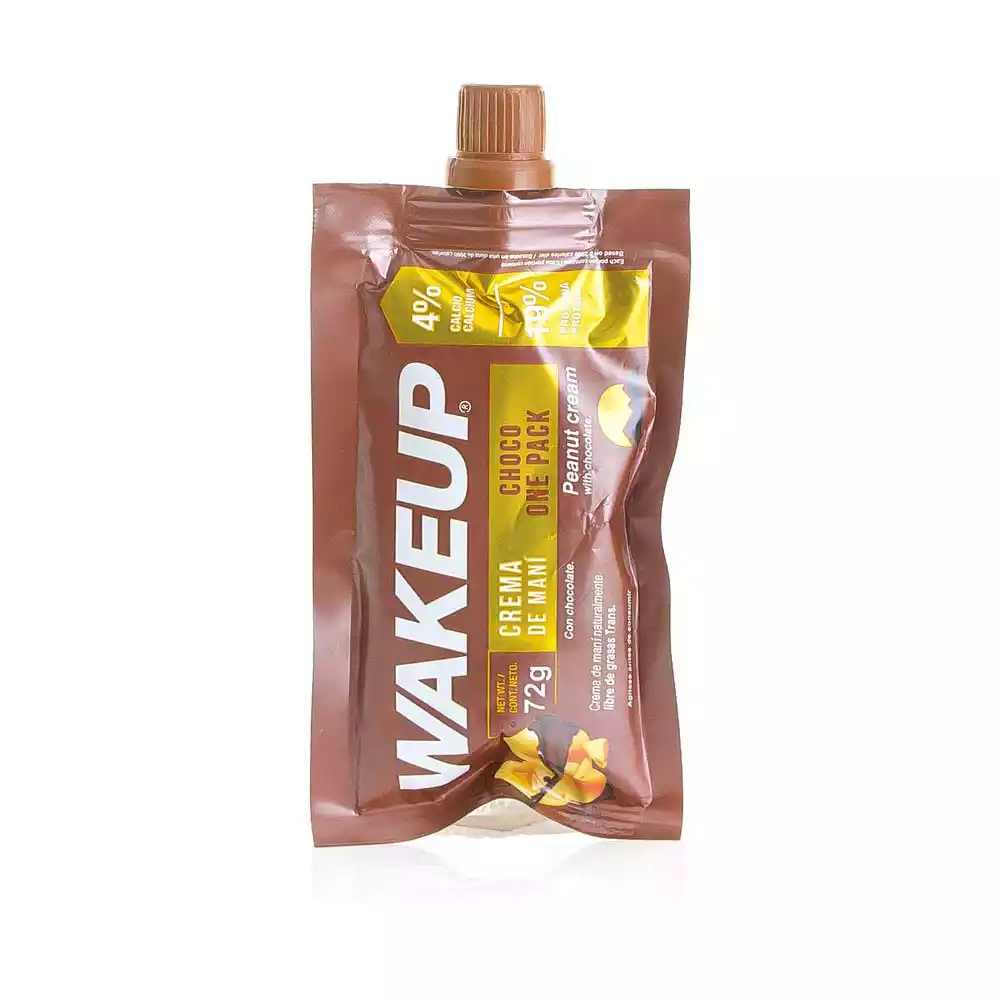 crema de mani wakeup chocolate 72g