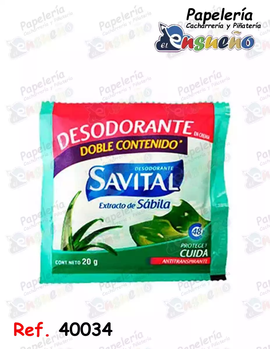 DESODORANTE EN CREMA SAVITAL 20G