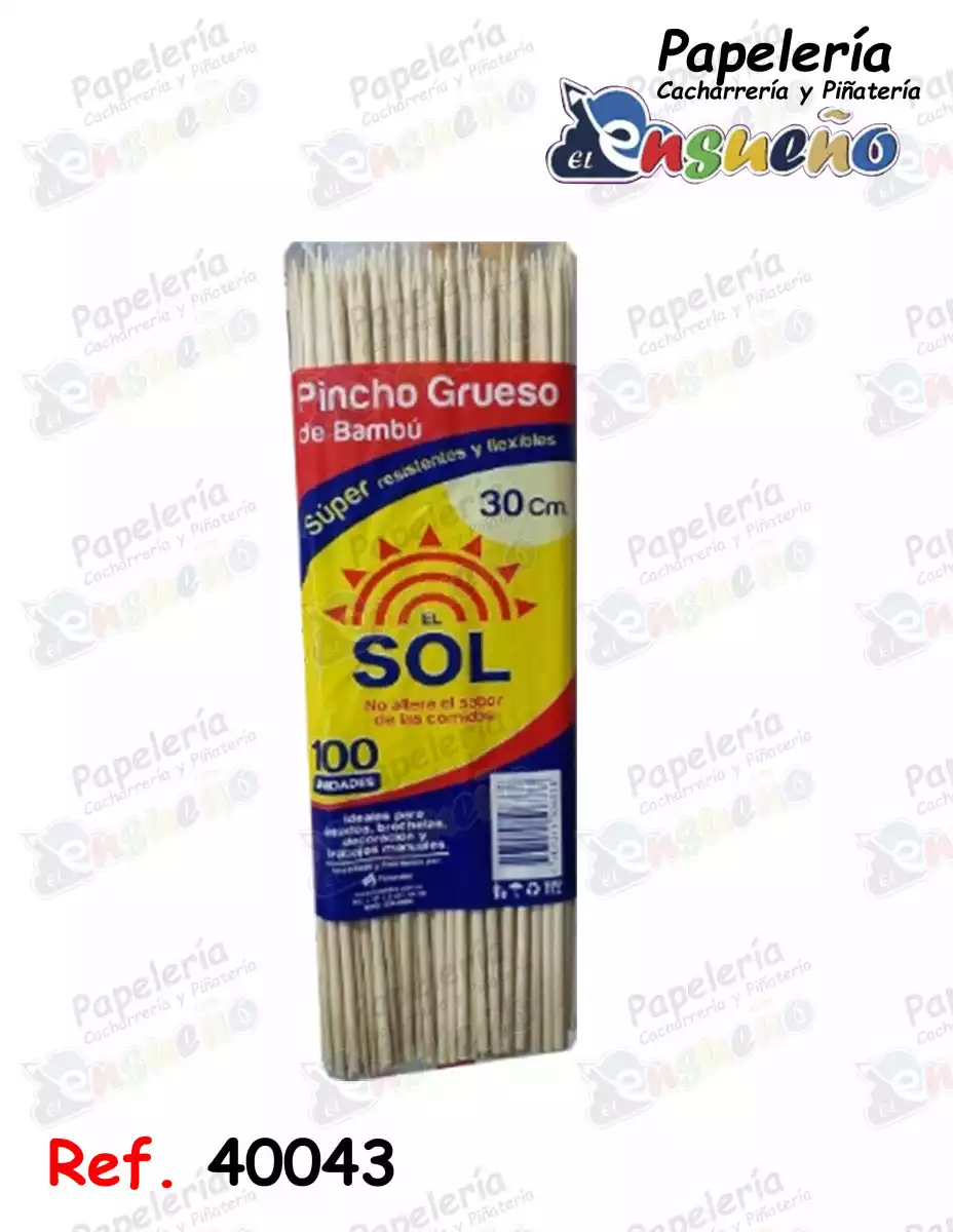PALO DE PINCHO 30 CM
