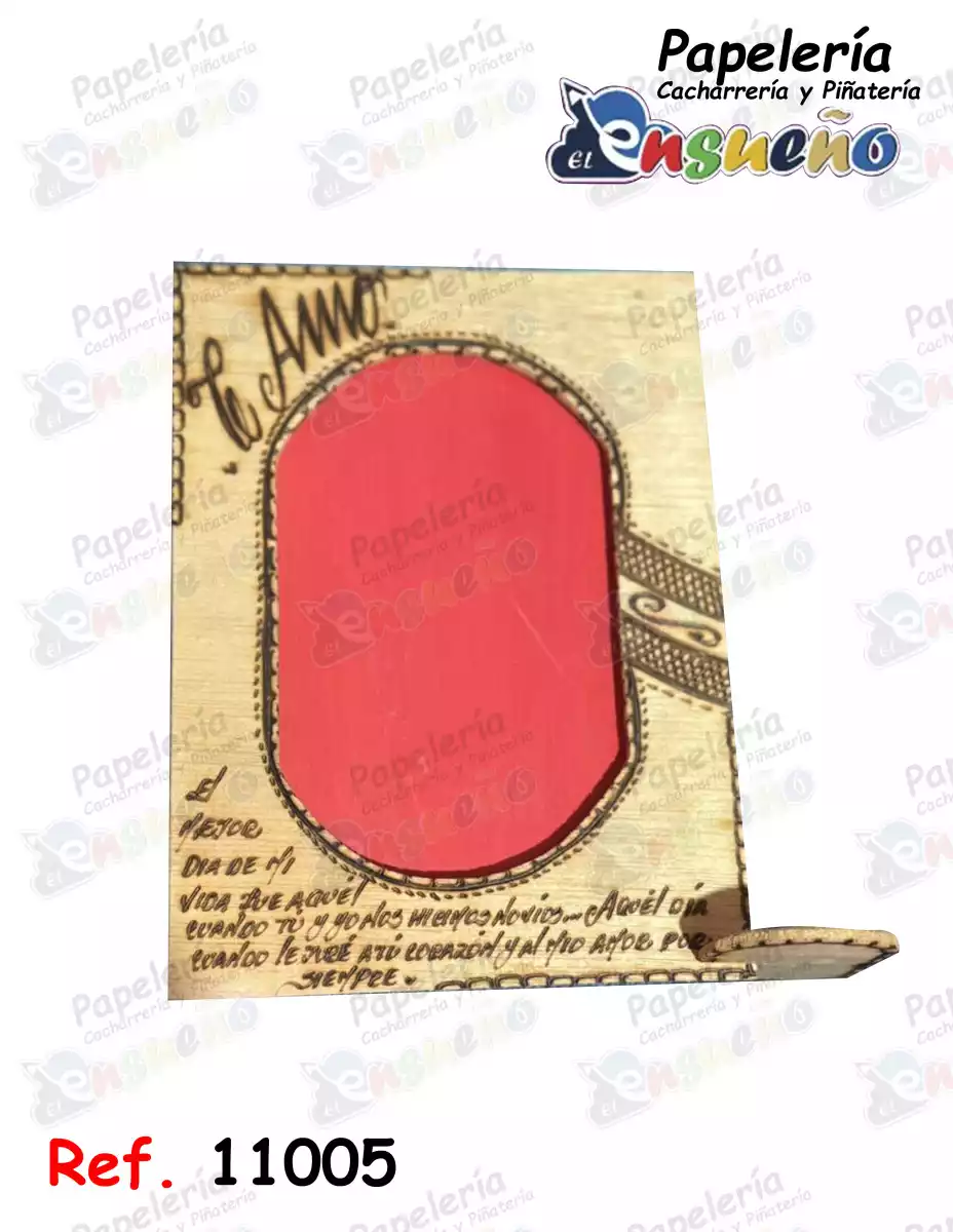 PORTA RETRATO DE MADERA PEQUEÑO