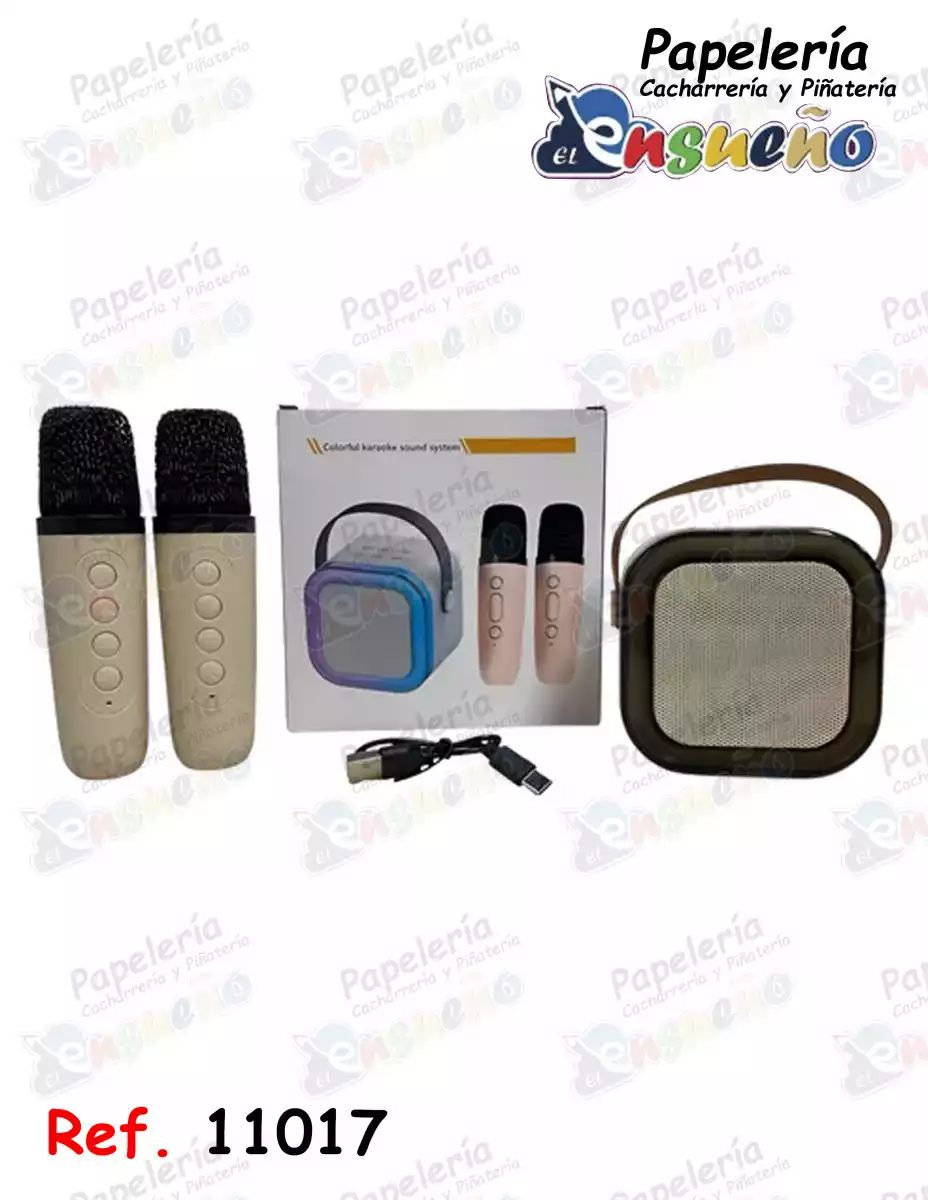 PARLANTE CON MICROFONOS