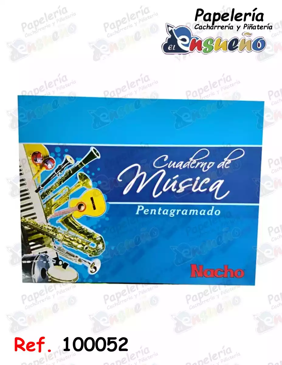 CUADERNO DE MUSICA MEDIANO GRAPADO