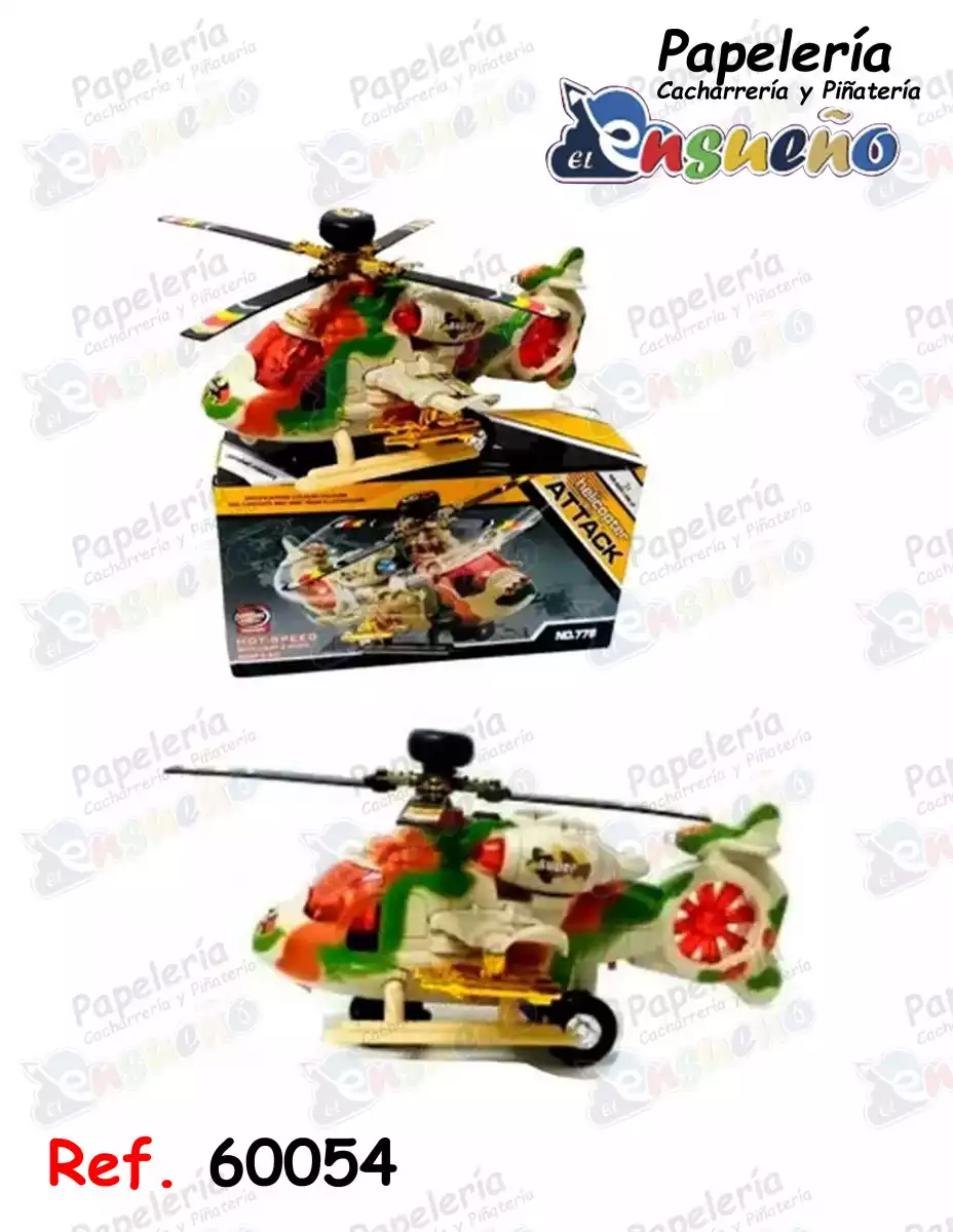 HELICOPTERO LUCES Y SONIDO