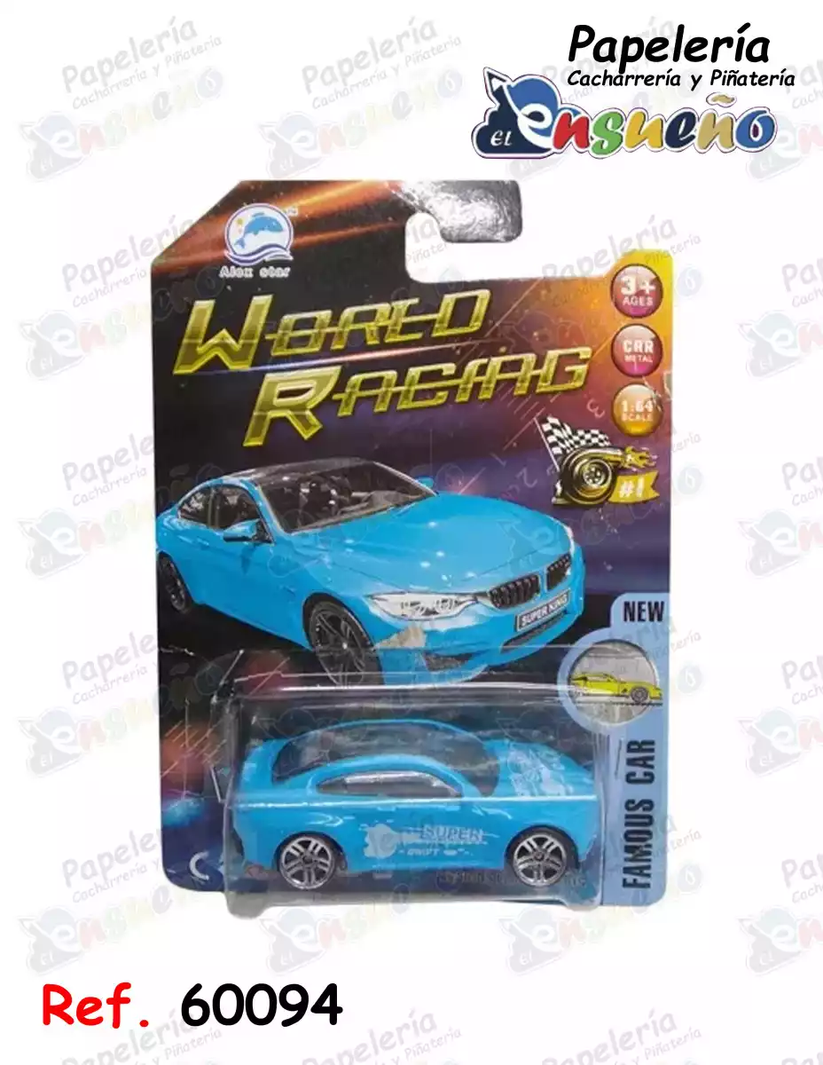 CARRO DE COLECCIÓN TIPO HOTWHEELS WORLD RACING