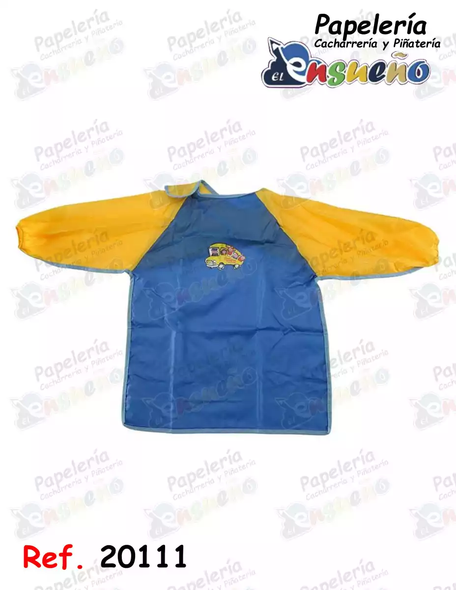 DELANTAL PLASTICO CON MANGAS ECONOMICO