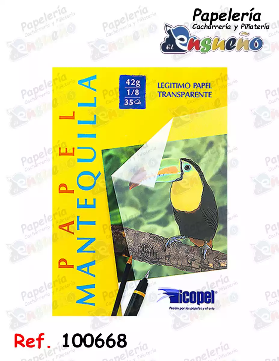 BLOCK MANTEQUILLA 1/8