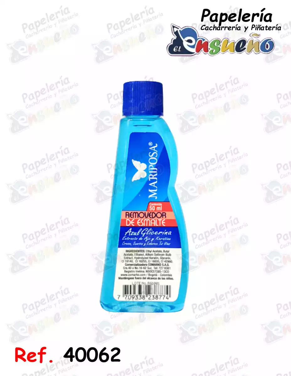 REMOVEDOR DE ESMALTE MARIPOSA