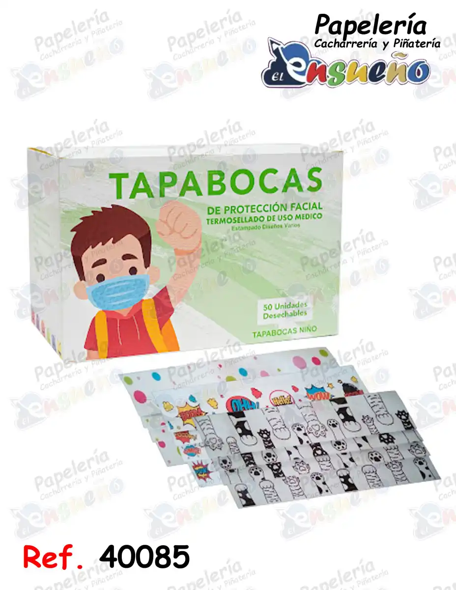 TAPABOCAS INDIVIDUAL INFANTIL