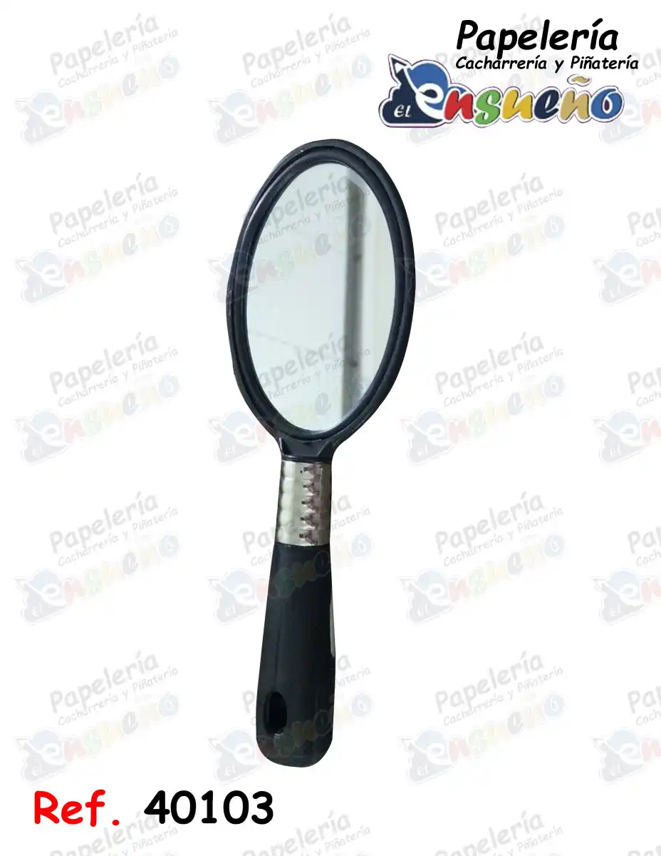 ESPEJO CON MANGO PLASTICO