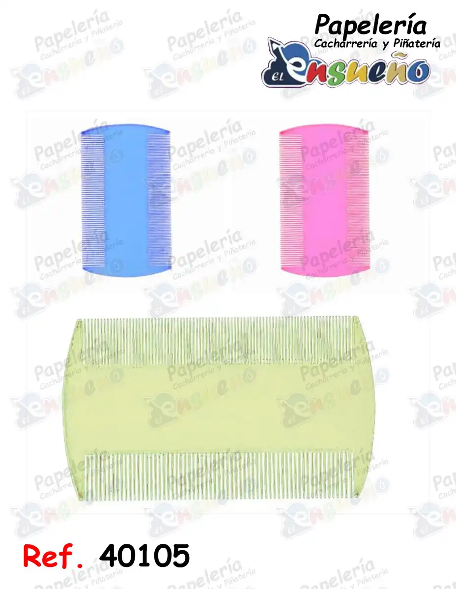 PEINE PIJOS PLASTICO