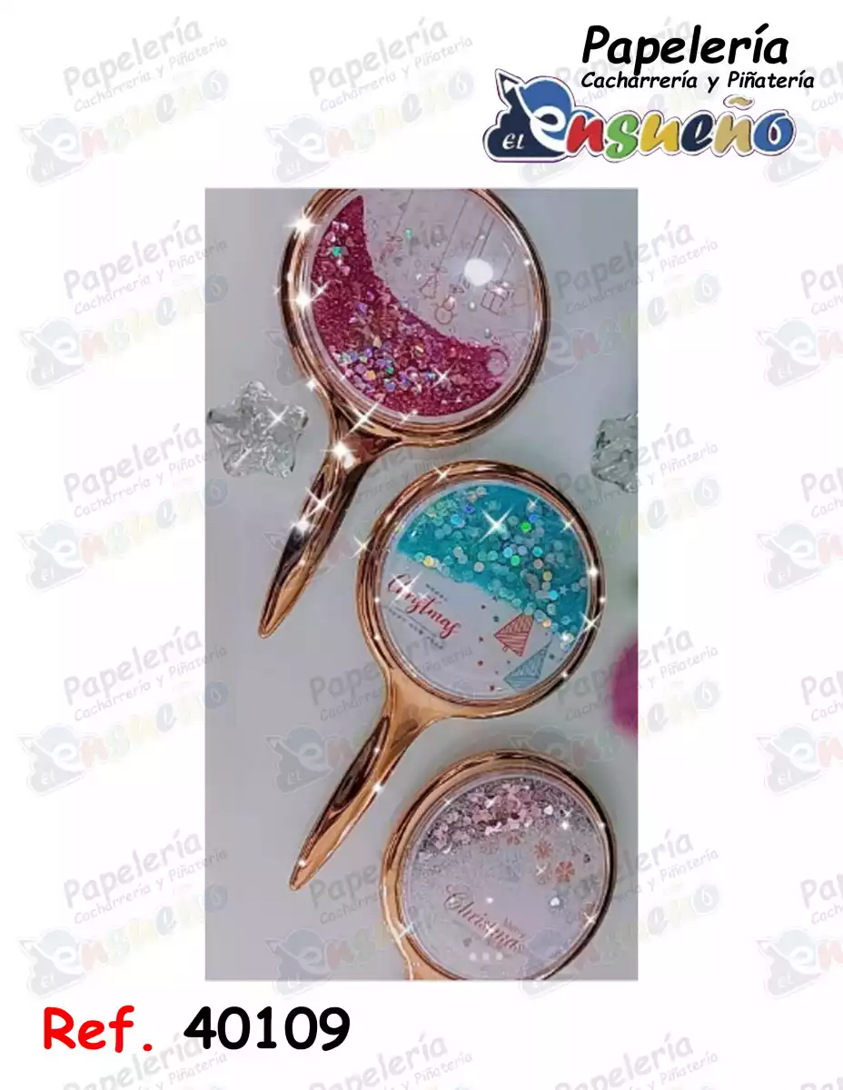 ESPEJO CROMADO CON MANGO